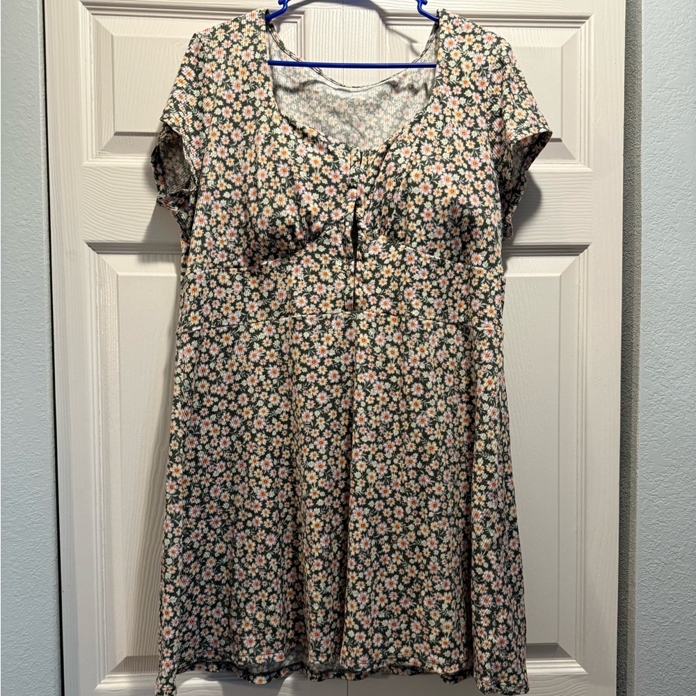 No Boundaries Floral Mini Dress - Black and Pink $25 for both or $15 each